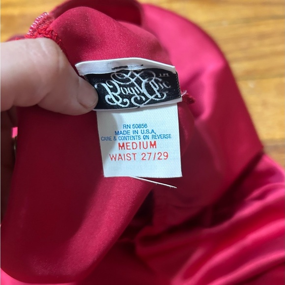 Vintage Body Chic Women’s Set Red Sz Medium top and bottom Under Garments - Picture 13 of 14